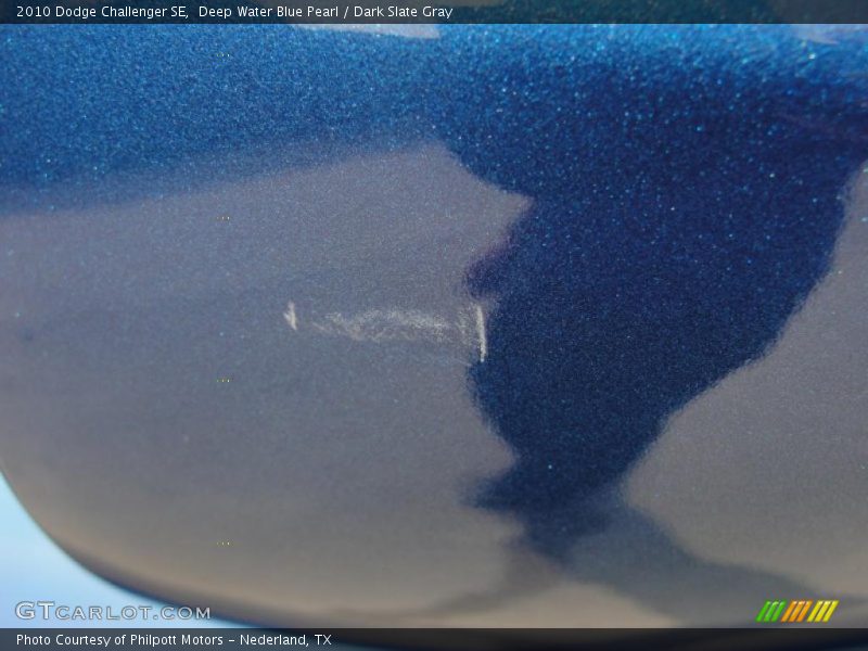Deep Water Blue Pearl / Dark Slate Gray 2010 Dodge Challenger SE