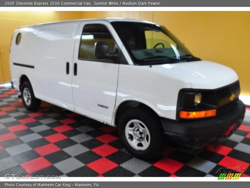 Summit White / Medium Dark Pewter 2005 Chevrolet Express 1500 Commercial Van