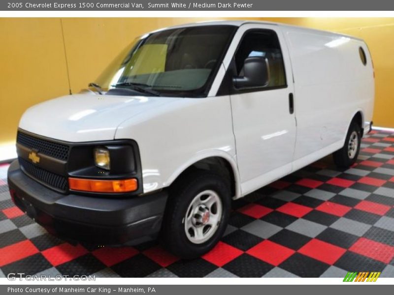 Summit White / Medium Dark Pewter 2005 Chevrolet Express 1500 Commercial Van