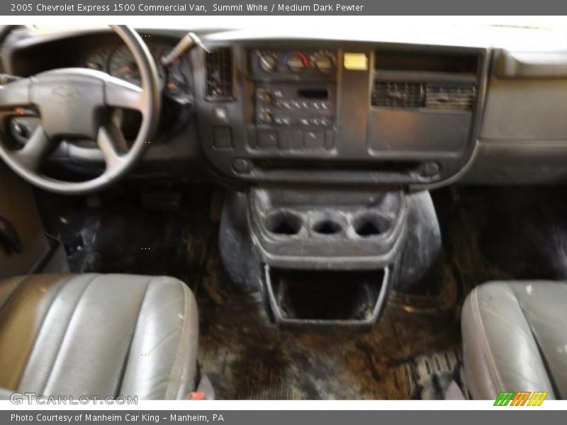 Summit White / Medium Dark Pewter 2005 Chevrolet Express 1500 Commercial Van