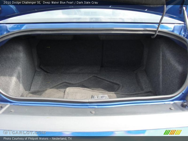 Deep Water Blue Pearl / Dark Slate Gray 2010 Dodge Challenger SE