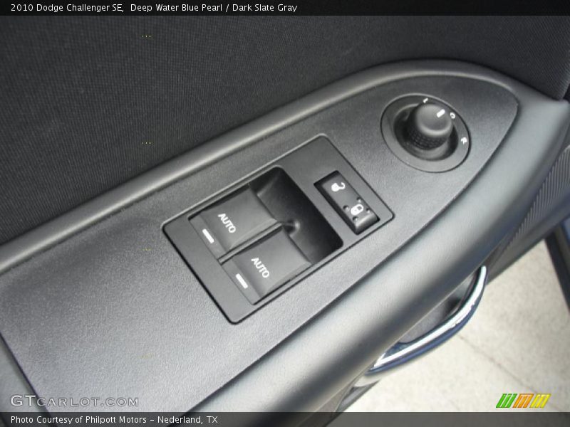 Deep Water Blue Pearl / Dark Slate Gray 2010 Dodge Challenger SE