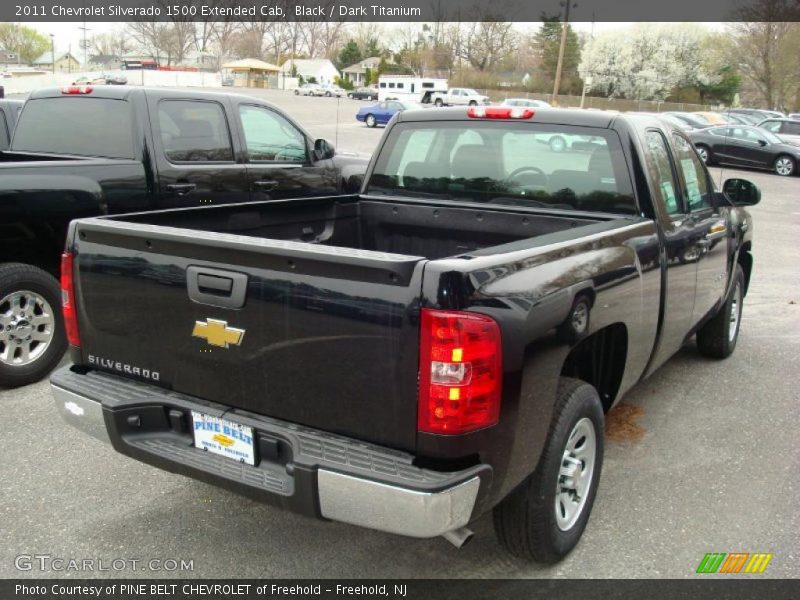 Black / Dark Titanium 2011 Chevrolet Silverado 1500 Extended Cab