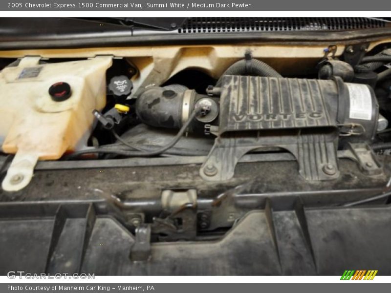 Summit White / Medium Dark Pewter 2005 Chevrolet Express 1500 Commercial Van