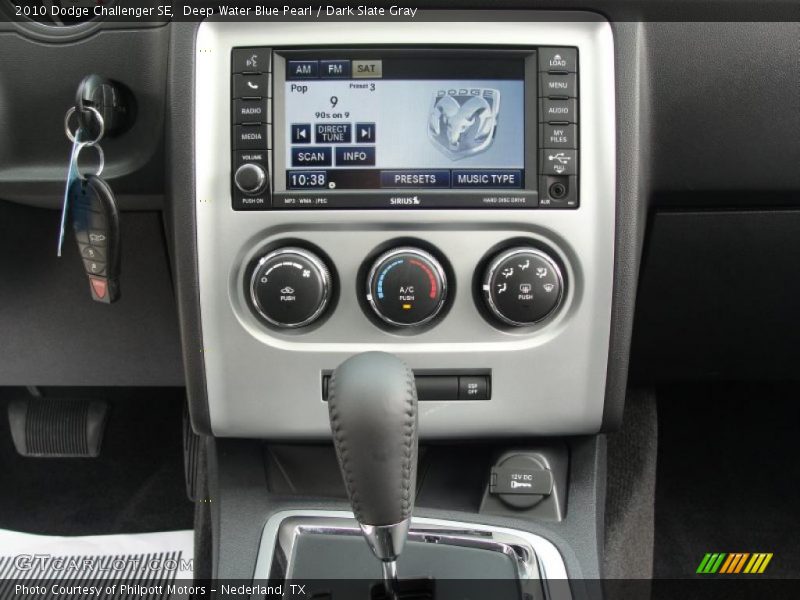 Deep Water Blue Pearl / Dark Slate Gray 2010 Dodge Challenger SE