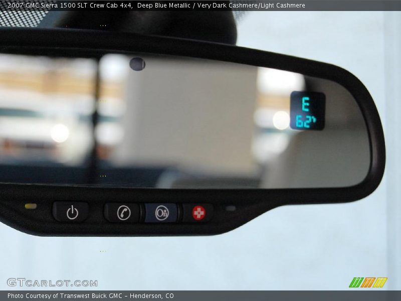 Deep Blue Metallic / Very Dark Cashmere/Light Cashmere 2007 GMC Sierra 1500 SLT Crew Cab 4x4