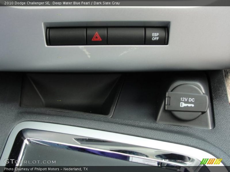 Deep Water Blue Pearl / Dark Slate Gray 2010 Dodge Challenger SE