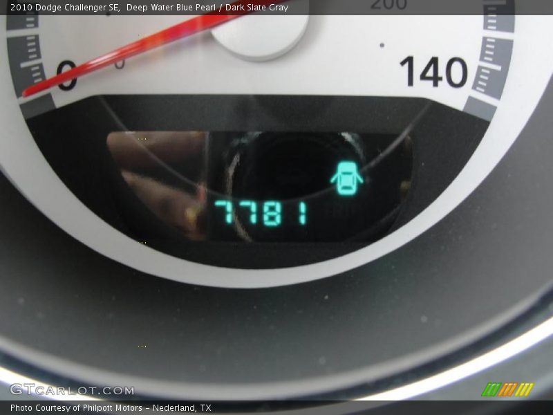 Deep Water Blue Pearl / Dark Slate Gray 2010 Dodge Challenger SE