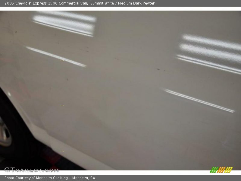 Summit White / Medium Dark Pewter 2005 Chevrolet Express 1500 Commercial Van