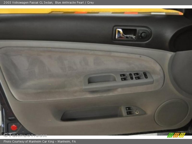 Blue Anthracite Pearl / Grey 2003 Volkswagen Passat GL Sedan