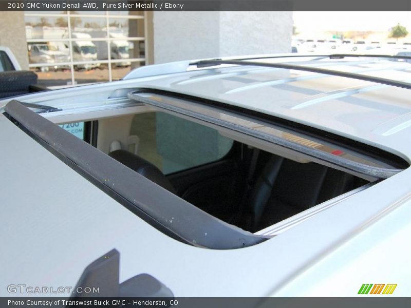 Pure Silver Metallic / Ebony 2010 GMC Yukon Denali AWD