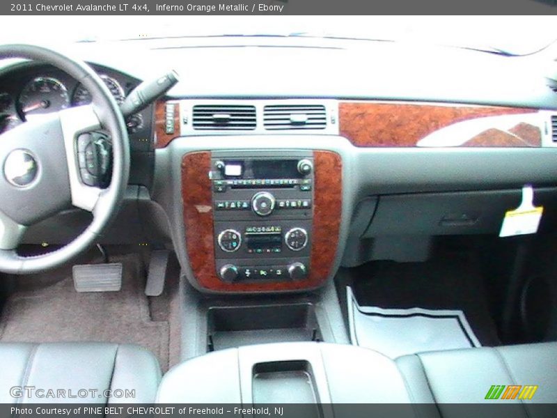 Inferno Orange Metallic / Ebony 2011 Chevrolet Avalanche LT 4x4
