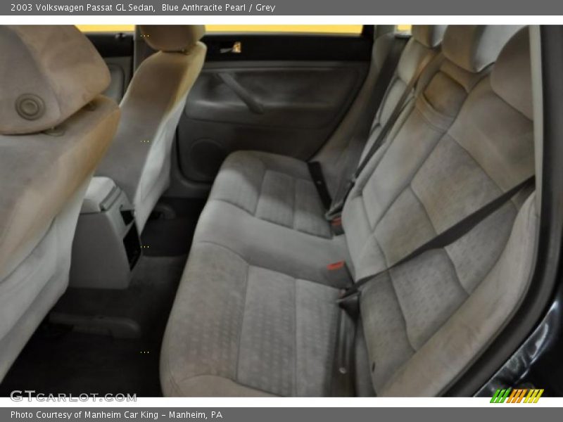 Blue Anthracite Pearl / Grey 2003 Volkswagen Passat GL Sedan