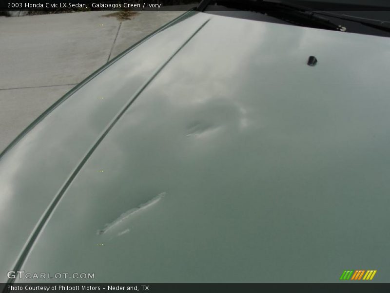 Galapagos Green / Ivory 2003 Honda Civic LX Sedan