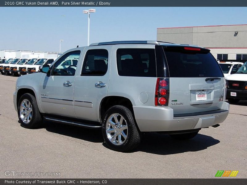 Pure Silver Metallic / Ebony 2010 GMC Yukon Denali AWD