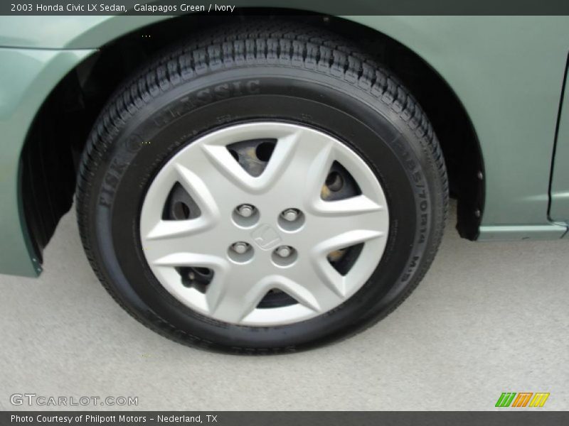 Galapagos Green / Ivory 2003 Honda Civic LX Sedan