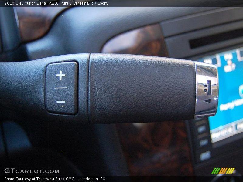 Pure Silver Metallic / Ebony 2010 GMC Yukon Denali AWD