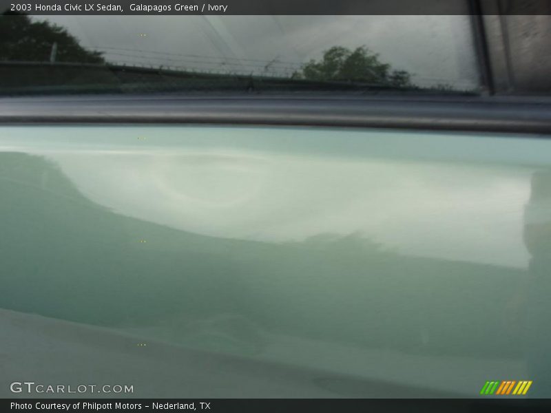 Galapagos Green / Ivory 2003 Honda Civic LX Sedan