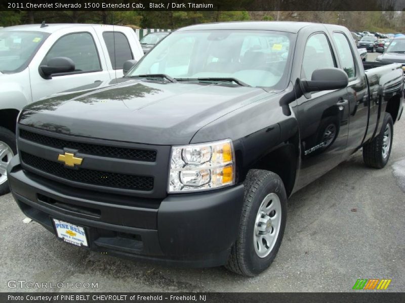 Black / Dark Titanium 2011 Chevrolet Silverado 1500 Extended Cab