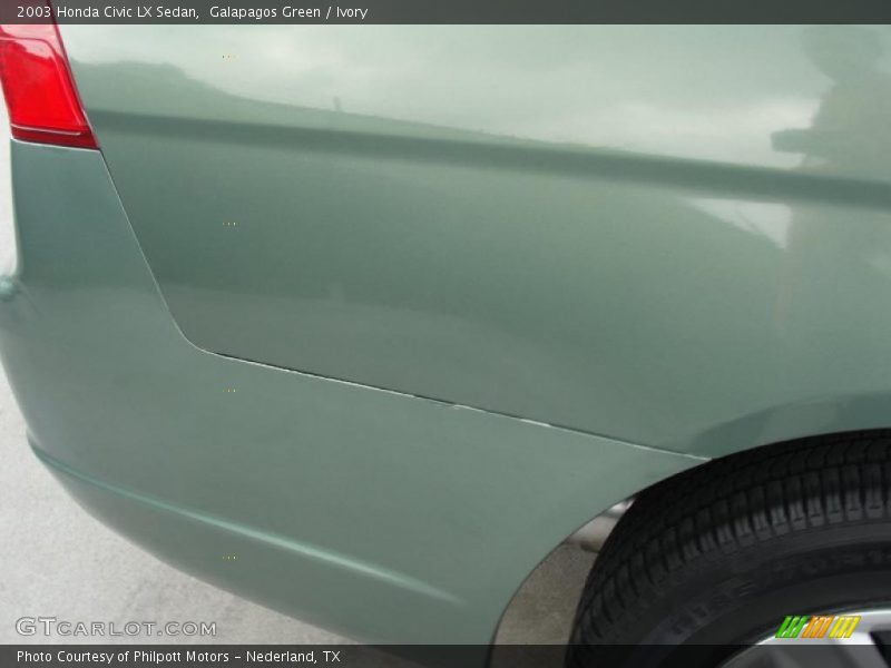Galapagos Green / Ivory 2003 Honda Civic LX Sedan