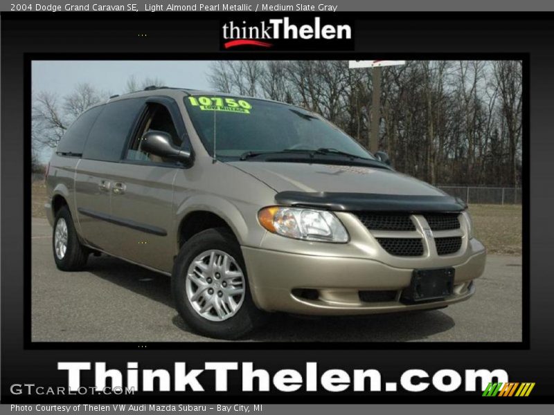 Light Almond Pearl Metallic / Medium Slate Gray 2004 Dodge Grand Caravan SE