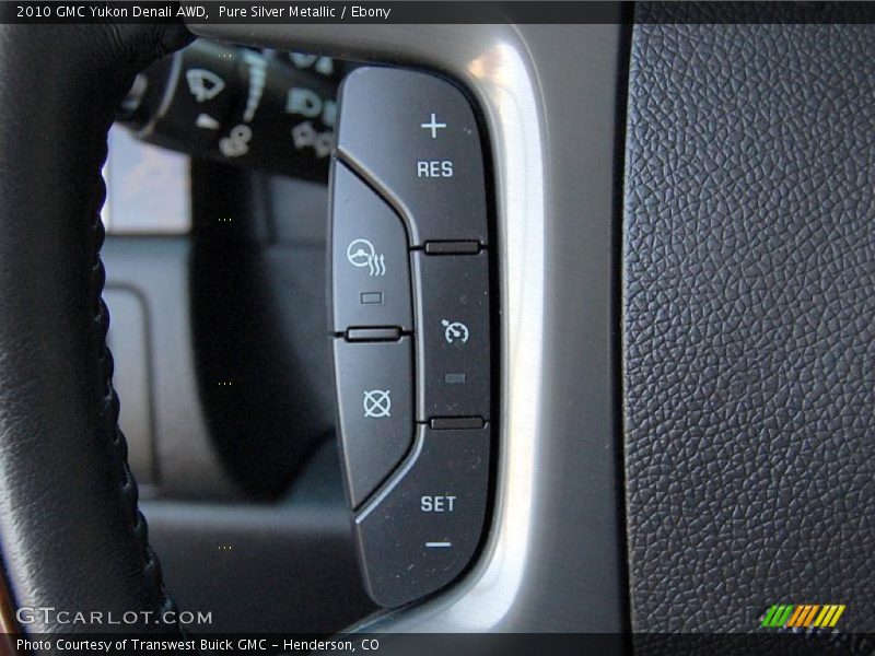 Pure Silver Metallic / Ebony 2010 GMC Yukon Denali AWD