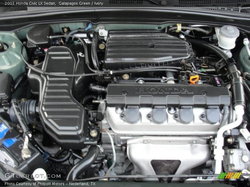  2003 Civic LX Sedan Engine - 1.7 Liter SOHC 16V 4 Cylinder