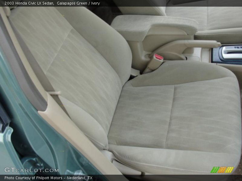 Galapagos Green / Ivory 2003 Honda Civic LX Sedan