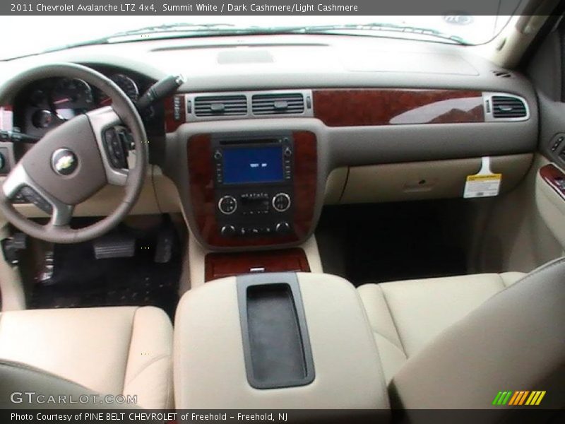 Summit White / Dark Cashmere/Light Cashmere 2011 Chevrolet Avalanche LTZ 4x4