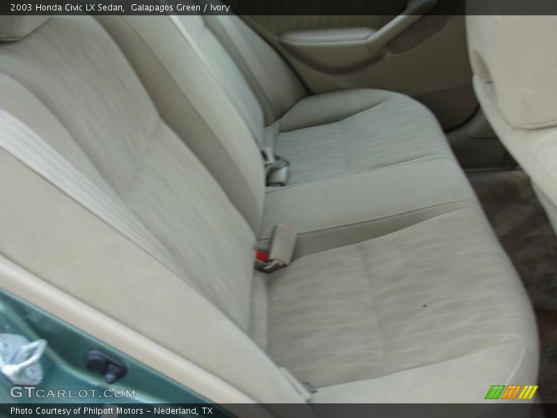 Galapagos Green / Ivory 2003 Honda Civic LX Sedan