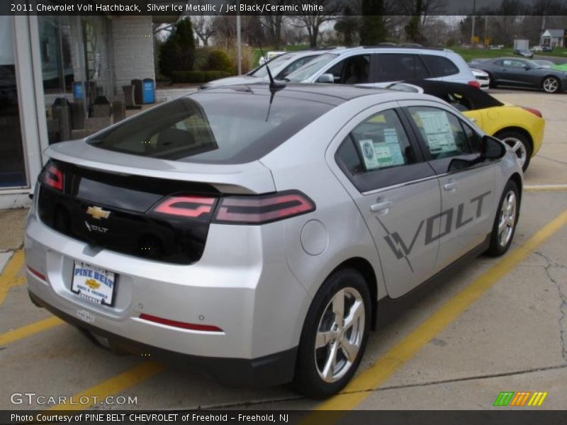 Silver Ice Metallic / Jet Black/Ceramic White 2011 Chevrolet Volt Hatchback