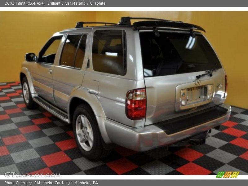  2002 QX4 4x4 Brilliant Silver Metallic