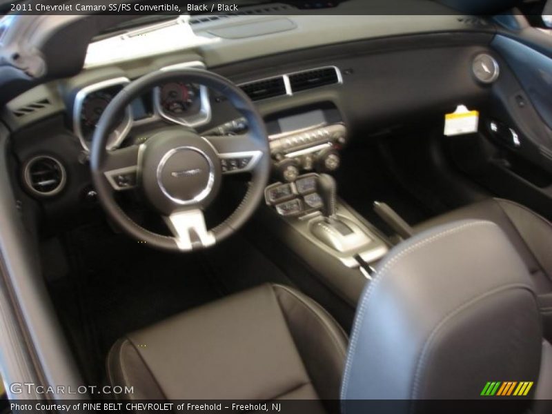Black / Black 2011 Chevrolet Camaro SS/RS Convertible