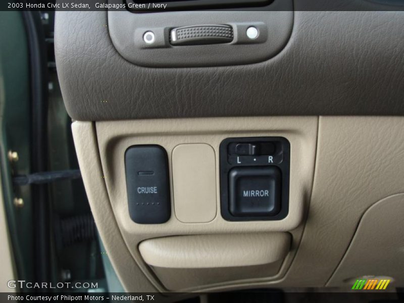 Galapagos Green / Ivory 2003 Honda Civic LX Sedan