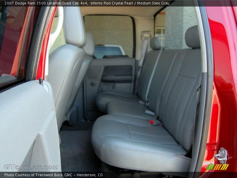 2007 Ram 3500 Laramie Quad Cab 4x4 Medium Slate Gray Interior