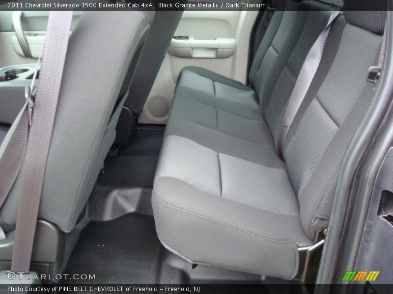 Black Granite Metallic / Dark Titanium 2011 Chevrolet Silverado 1500 Extended Cab 4x4
