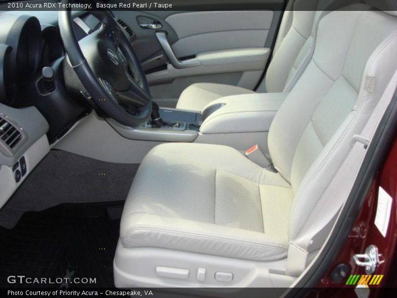  2010 RDX Technology Taupe Interior