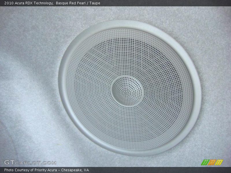 Basque Red Pearl / Taupe 2010 Acura RDX Technology