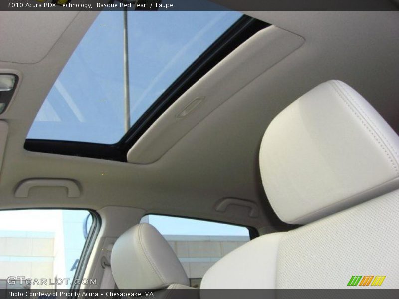 Basque Red Pearl / Taupe 2010 Acura RDX Technology