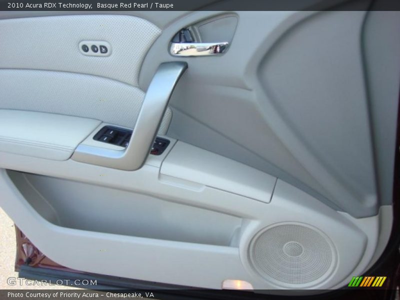 Basque Red Pearl / Taupe 2010 Acura RDX Technology