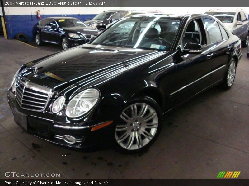 Black / Ash 2007 Mercedes-Benz E 350 4Matic Sedan