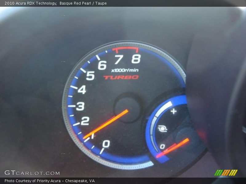 Basque Red Pearl / Taupe 2010 Acura RDX Technology