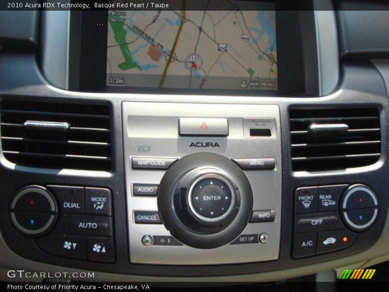 Controls of 2010 RDX Technology