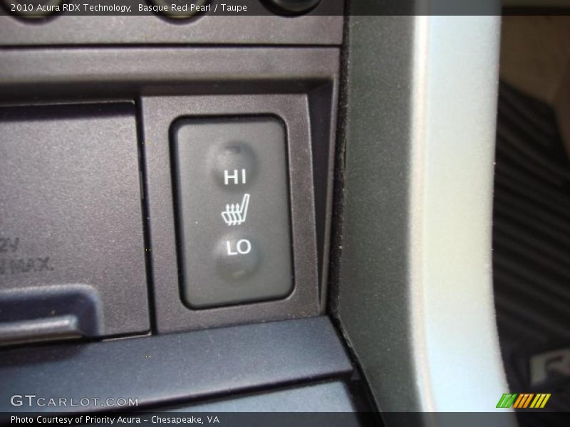 Basque Red Pearl / Taupe 2010 Acura RDX Technology