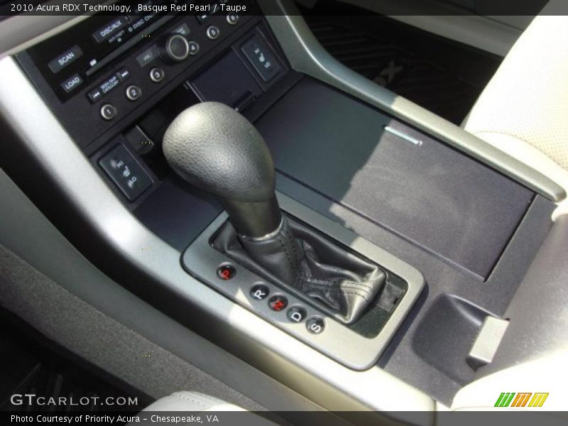  2010 RDX Technology 5 Speed SportShift Automatic Shifter