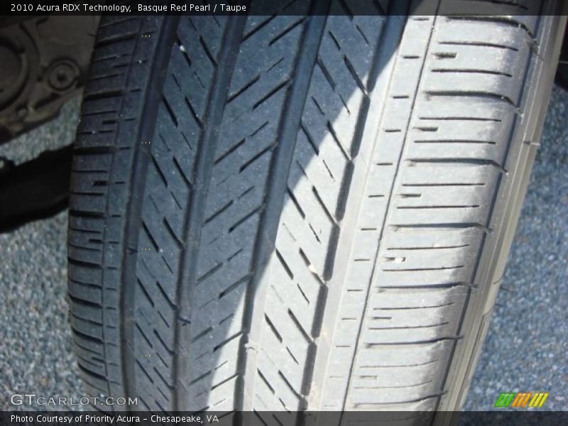 Basque Red Pearl / Taupe 2010 Acura RDX Technology