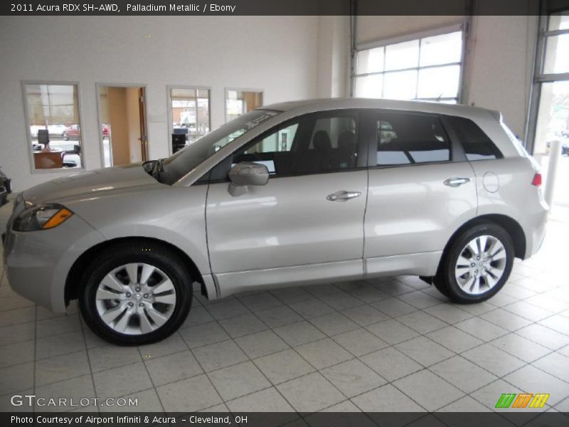 Palladium Metallic / Ebony 2011 Acura RDX SH-AWD
