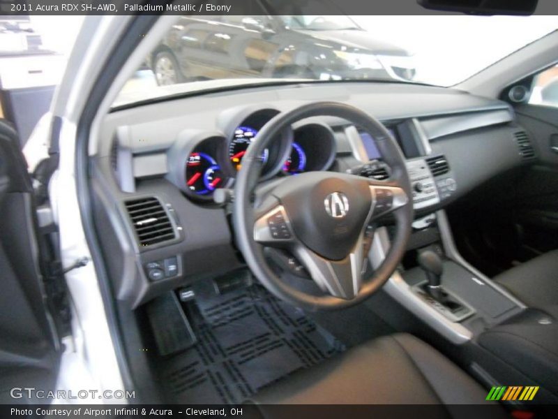 Palladium Metallic / Ebony 2011 Acura RDX SH-AWD