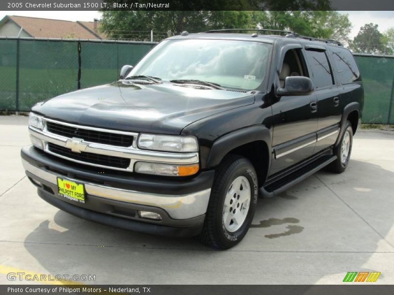 Black / Tan/Neutral 2005 Chevrolet Suburban 1500 LT