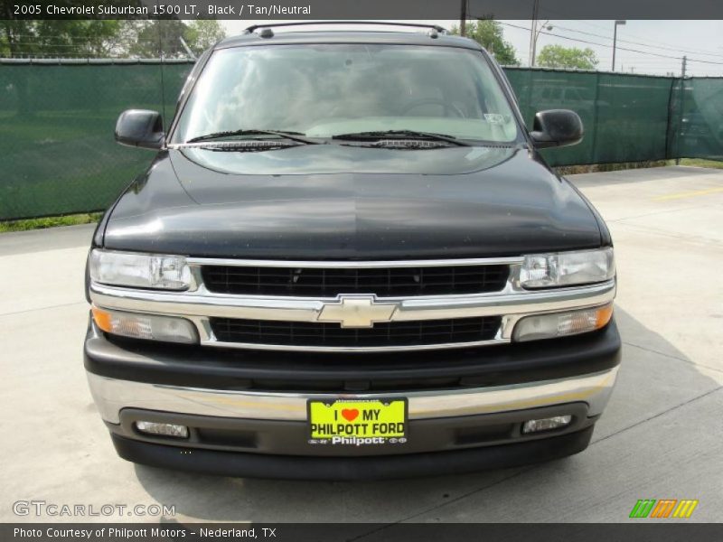 Black / Tan/Neutral 2005 Chevrolet Suburban 1500 LT